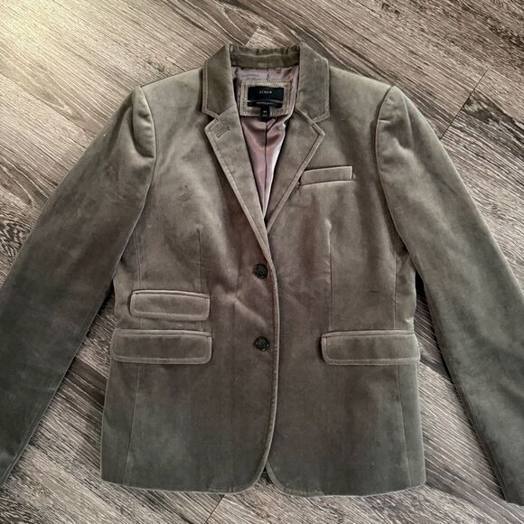 J. Crew Velour Schoolboy Blazer Tall - Picture 3 of 9